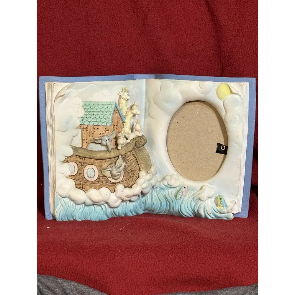 Russ‎ Noah's Ark Menagerie Photo Frame Story Book Blue (2034)